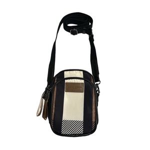 Sondra Roberts Plaid Cell Crossbody Purse